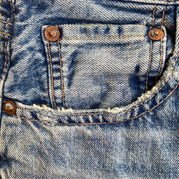 MOUSSY Waipio Wide Straight Jeans, Japanese Denim, Sz 27 - Picture 12 of 13